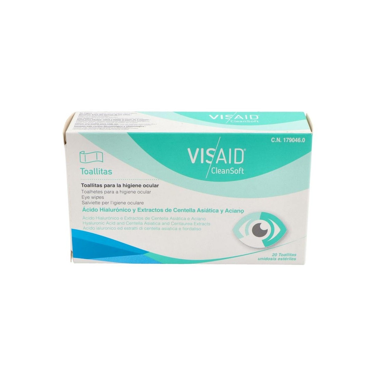 VISAID CLEANSOFT 20 TOALLITAS