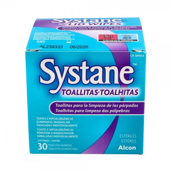 SYSTANE 30 TOALLITAS HUMEDAS ESTERILES