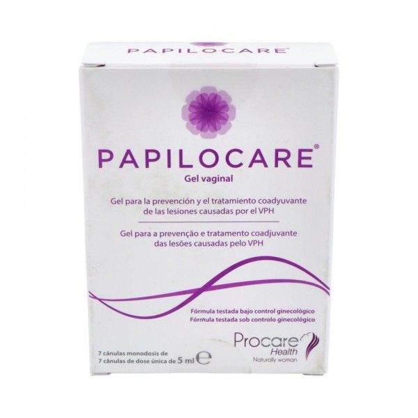 PAPILOCARE GEL VAGINAL 7 CANULAS 5 ML