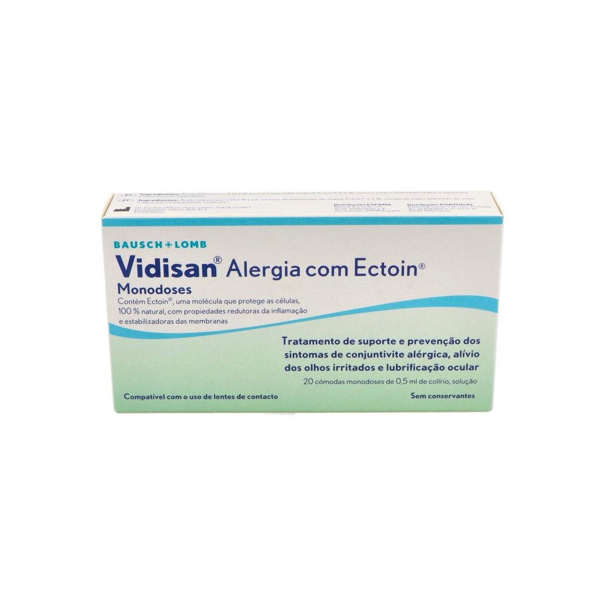 VIDISAN ALERGIA ECTOIN 20 ENVASES MONODO