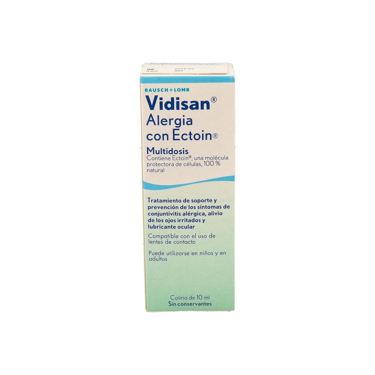 VIDISAN ALERGIA ECTOIN 10 ML MONOD