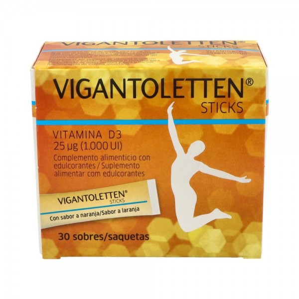 VIGANTOLETTEN GRANUL VIT D3 STICKS 30 SOBRES