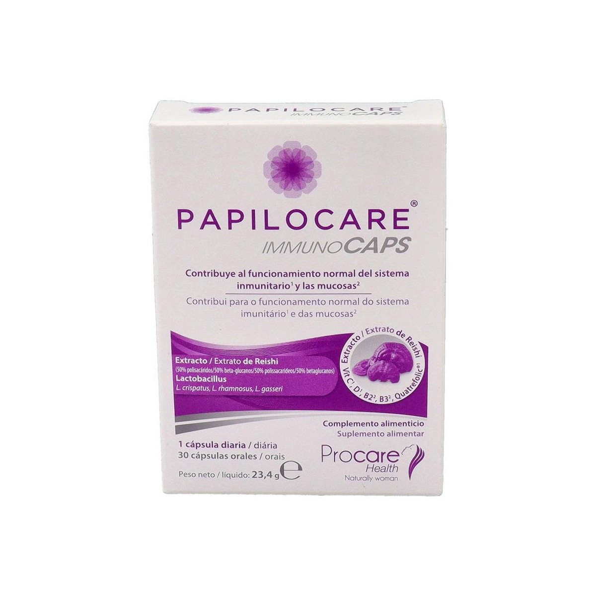 PAPILOCARE INMUNOCAPS 30 CAPS