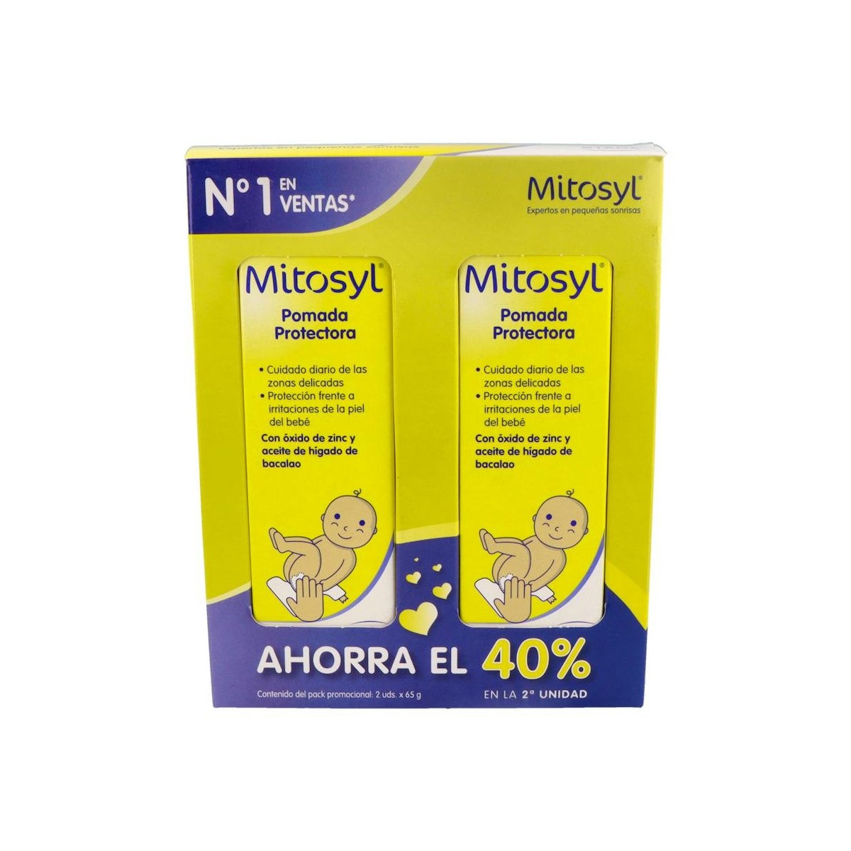 MITOSYL POMADA PROTECTORA 2 TUBOS 65 G