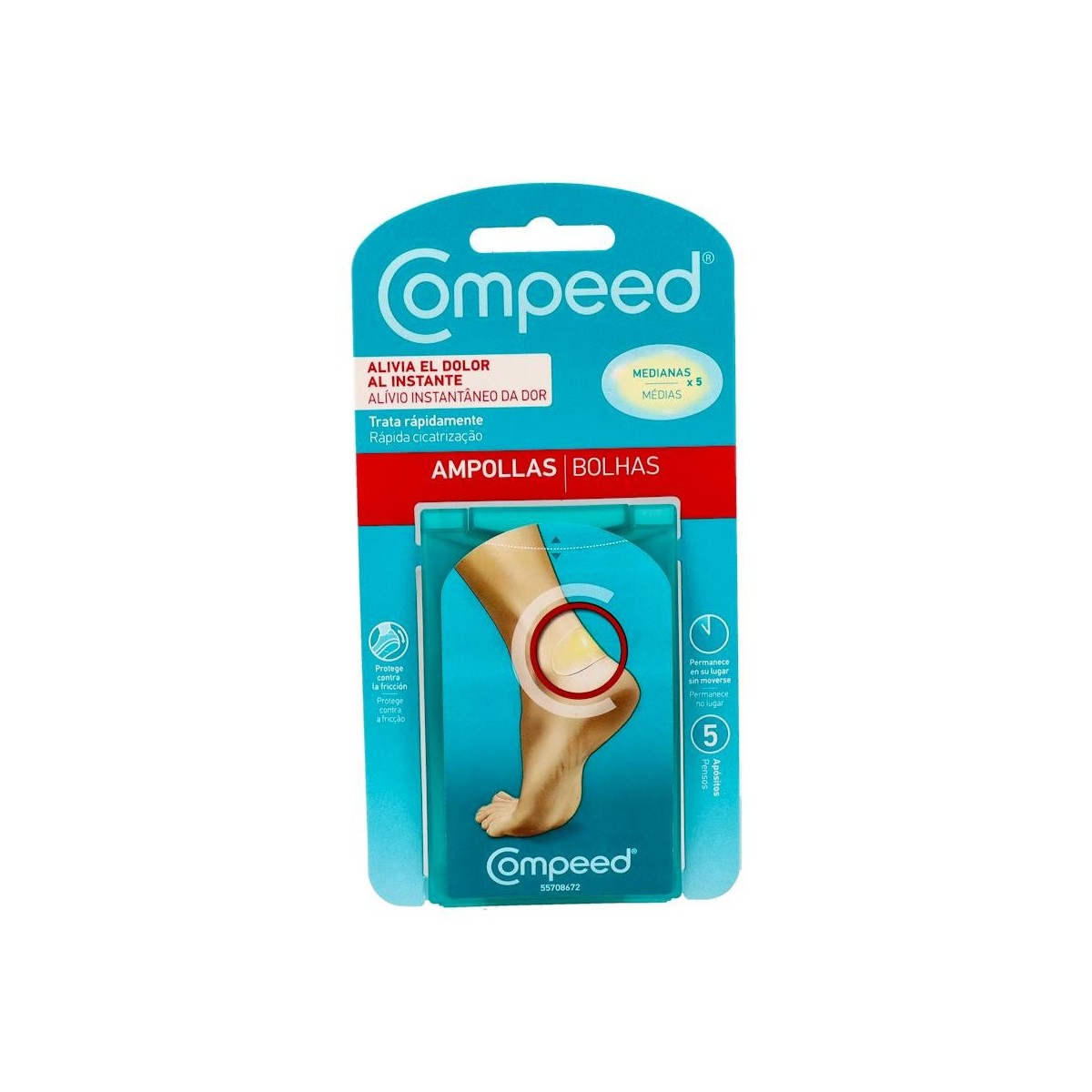 COMPEED AMPOLLAS-HERID MED 5 UN