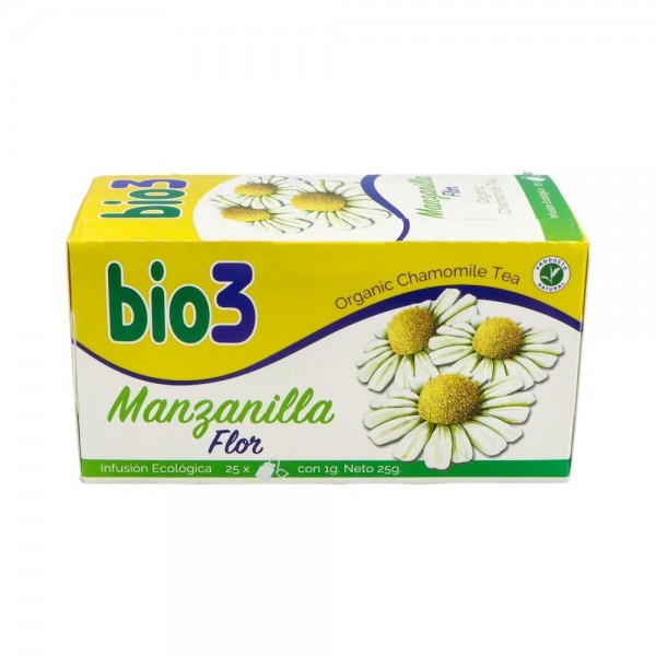 MANZANILLA BIO 3 INFUSION 25 BOLS