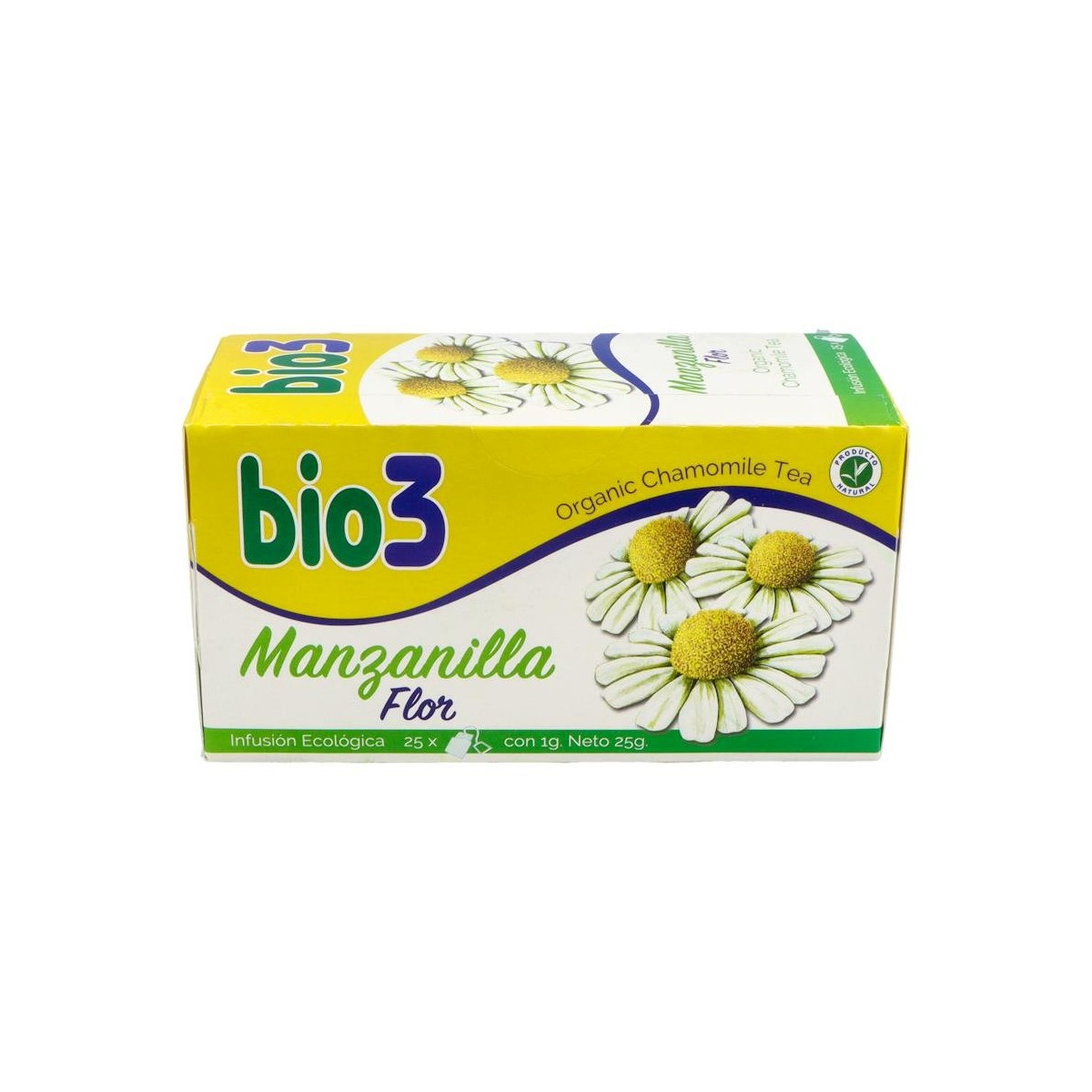 MANZANILLA BIO 3 INFUSION 25 BOLS
