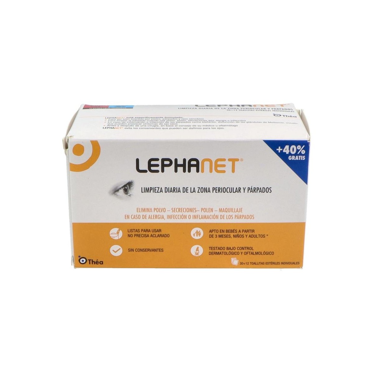 LEPHANET TOALLITAS OJOS ESTERIL 30 U