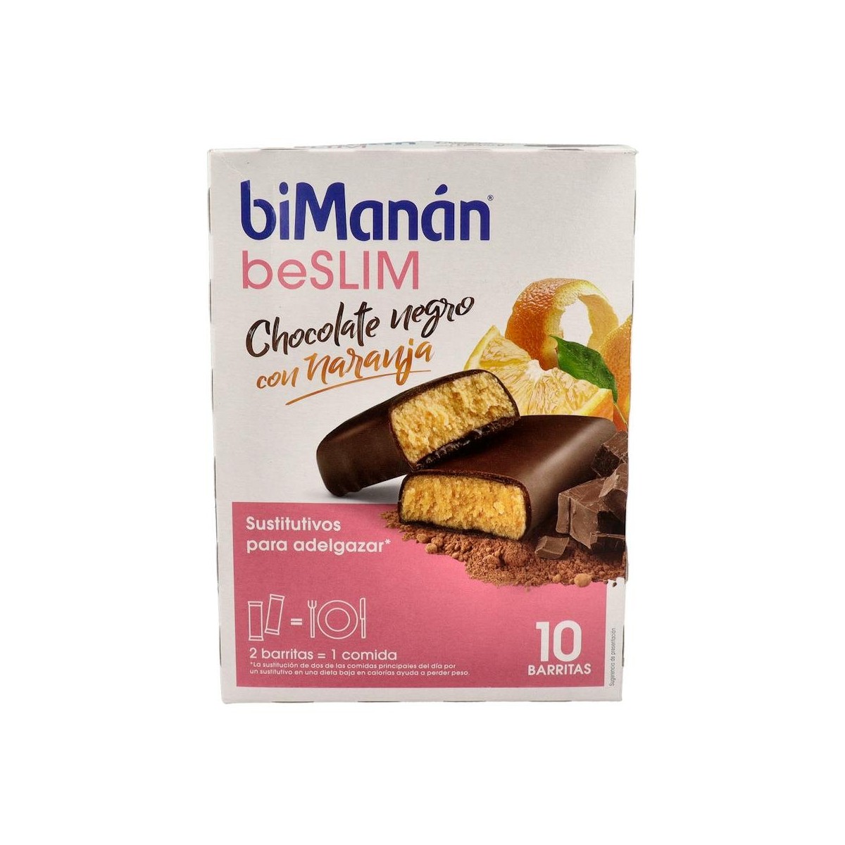 BIMANAN SUSTITUTIVE BARR CHOCO NARANJA 8 U