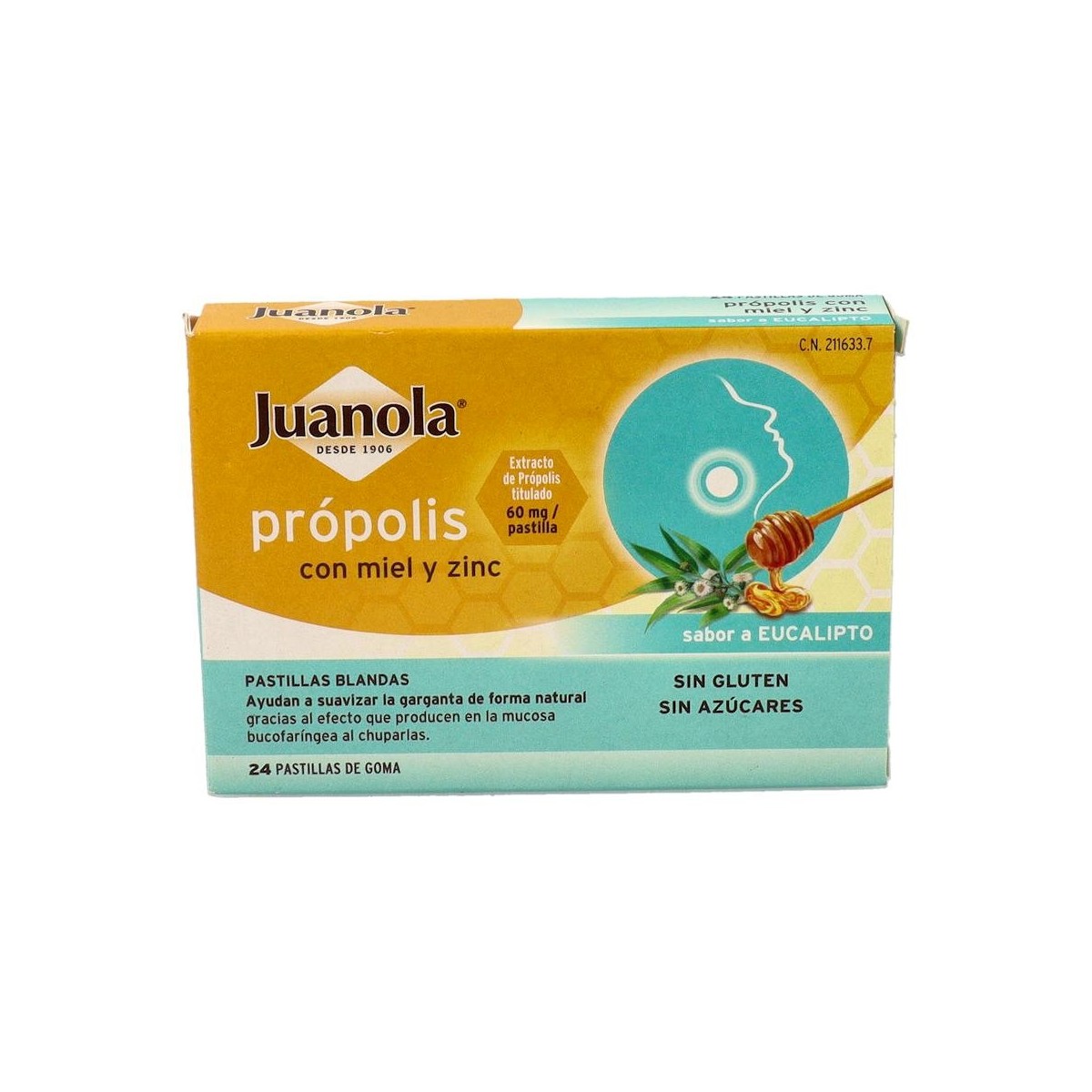 PAST JUANOLA PROPOLIS MIEL ZINC EUCALIPTO