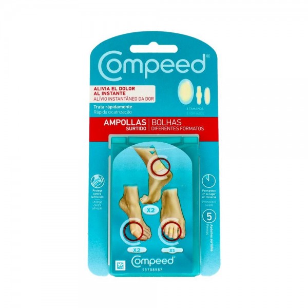 COMPEED AMPOLLAS SURTIDO 5 UN