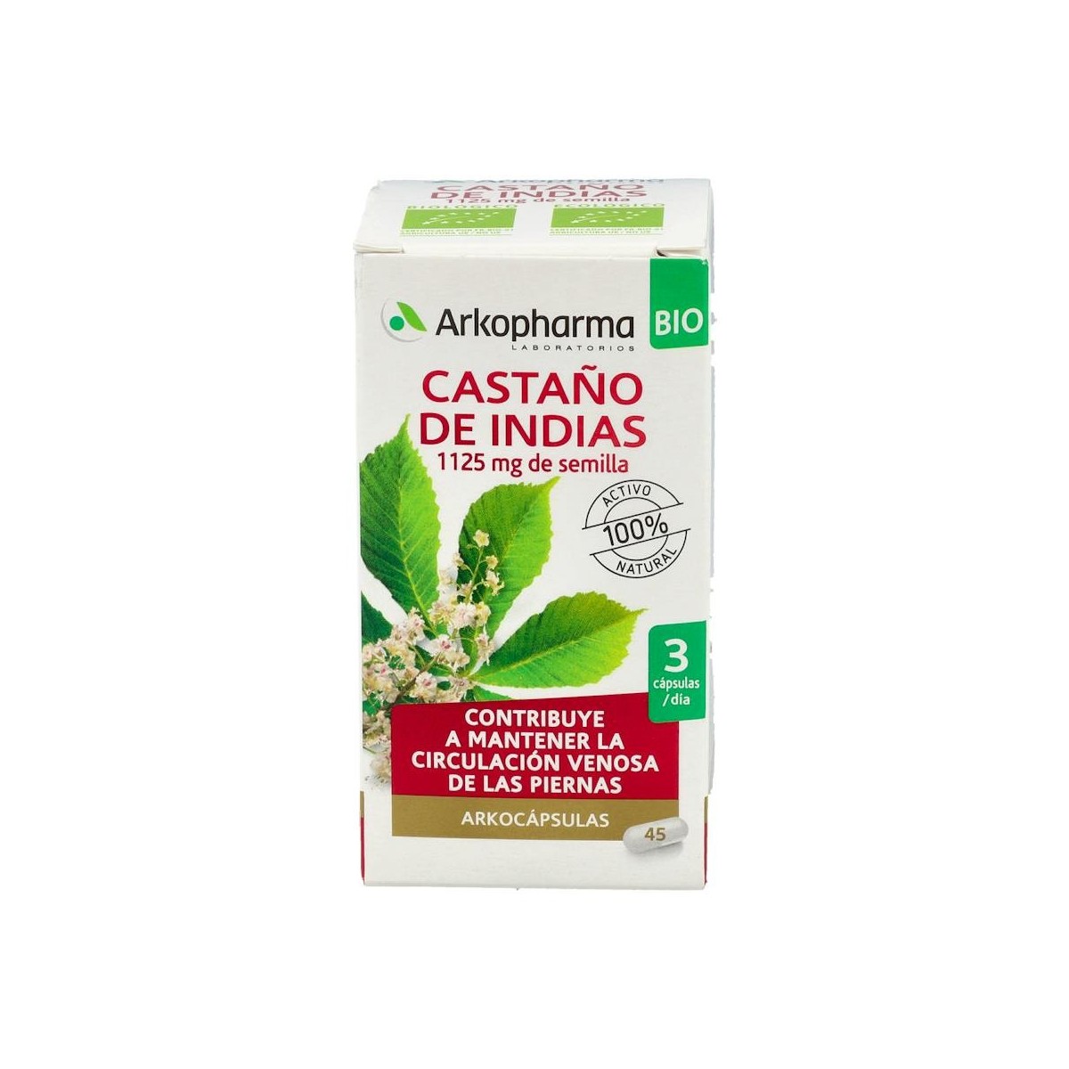 ARKOCAPSULAS CASTAÑO DE INDIAS 45 CAPS BIO
