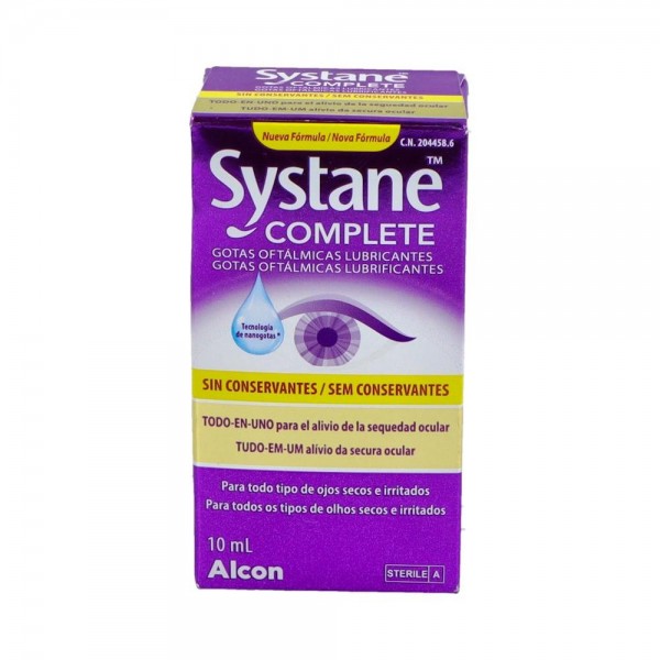 SYSTANE COMPLETE 10 ML SIN CONSERVANTES