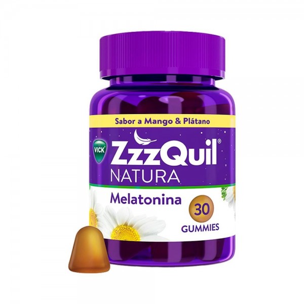 ZZZQUIL MELATONINA MANGO & PLATANO 30 GOMINOLAS