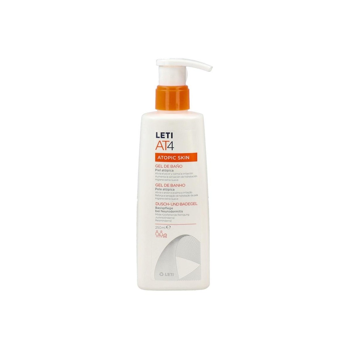 LETI AT4 GEL DERMOGRASO 250 ML