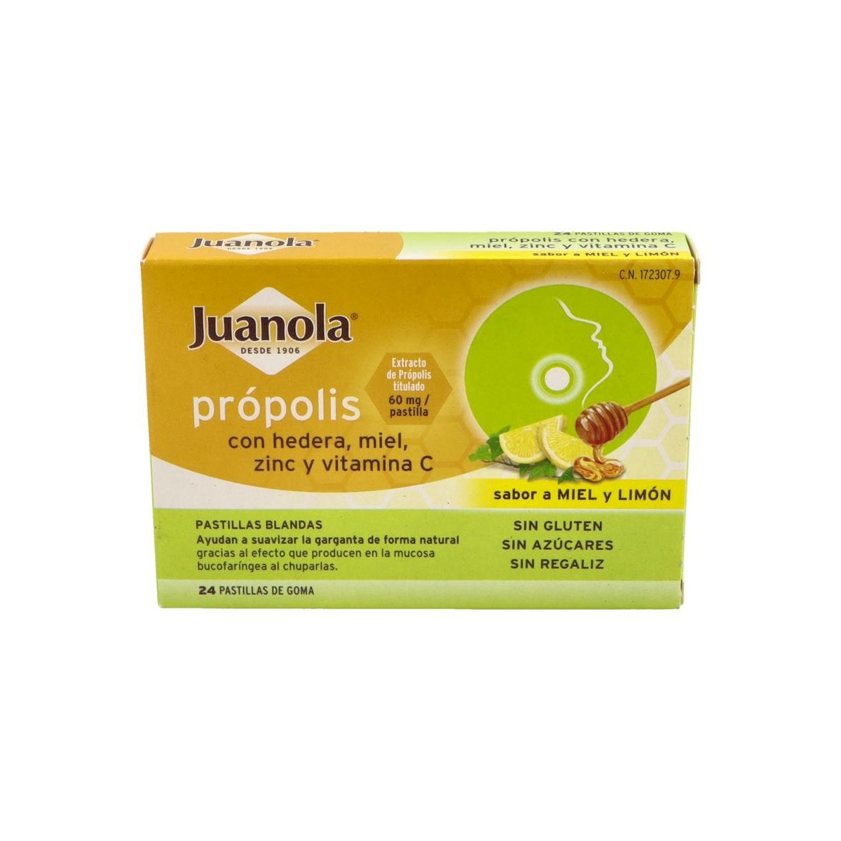 PAST JUANOLA PROPOLIS HEDERA MIEL ZINC VIT C 24...