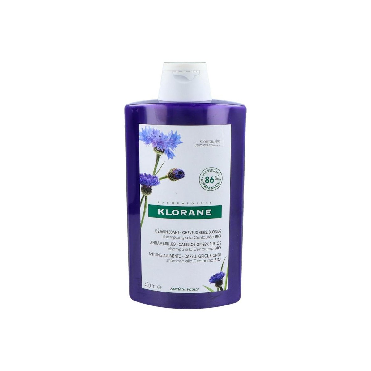 KLORANE CHAMPU CENTAUREA 400 ML