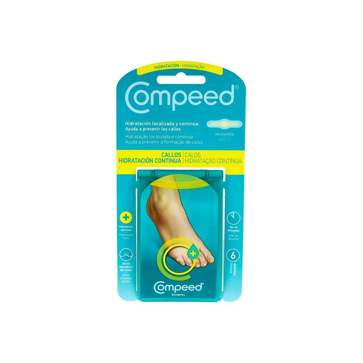 COMPEED CALLOS HIDRATACION CONTINUA 6 UN