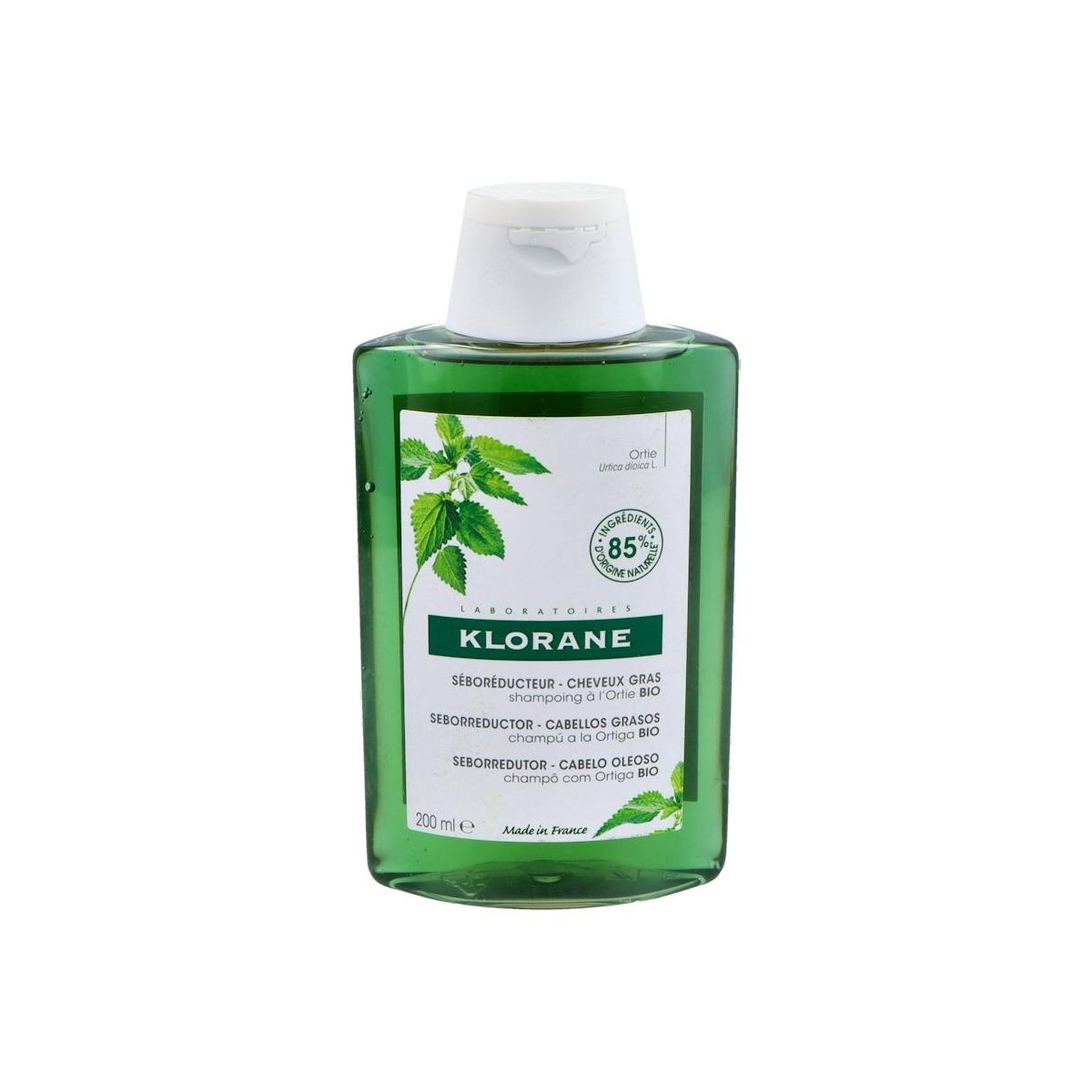 KLORANE CHAMPU ORTIGA BLANCA 200 ML