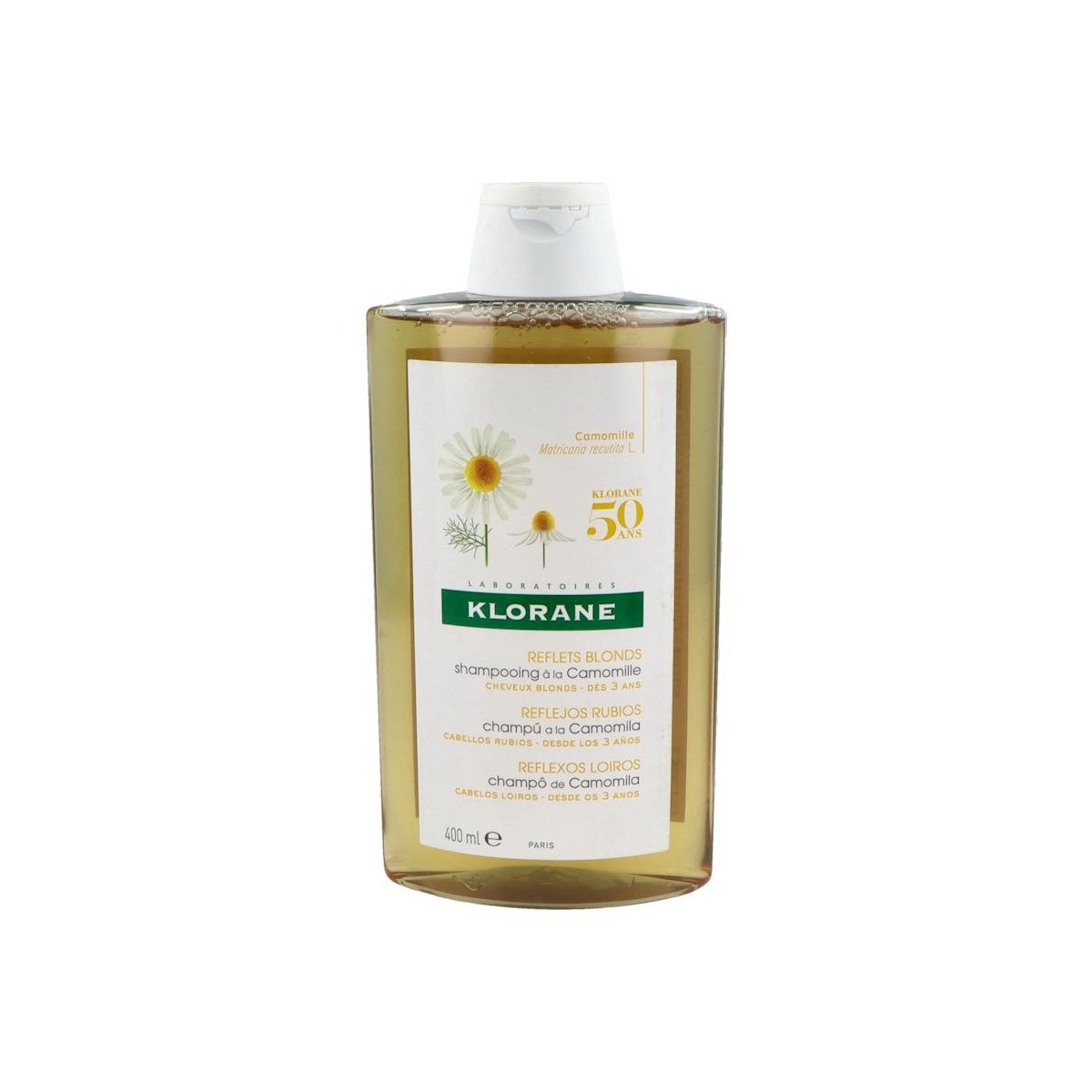 KLORANE CHAMPU CAMOMILA 400 ML