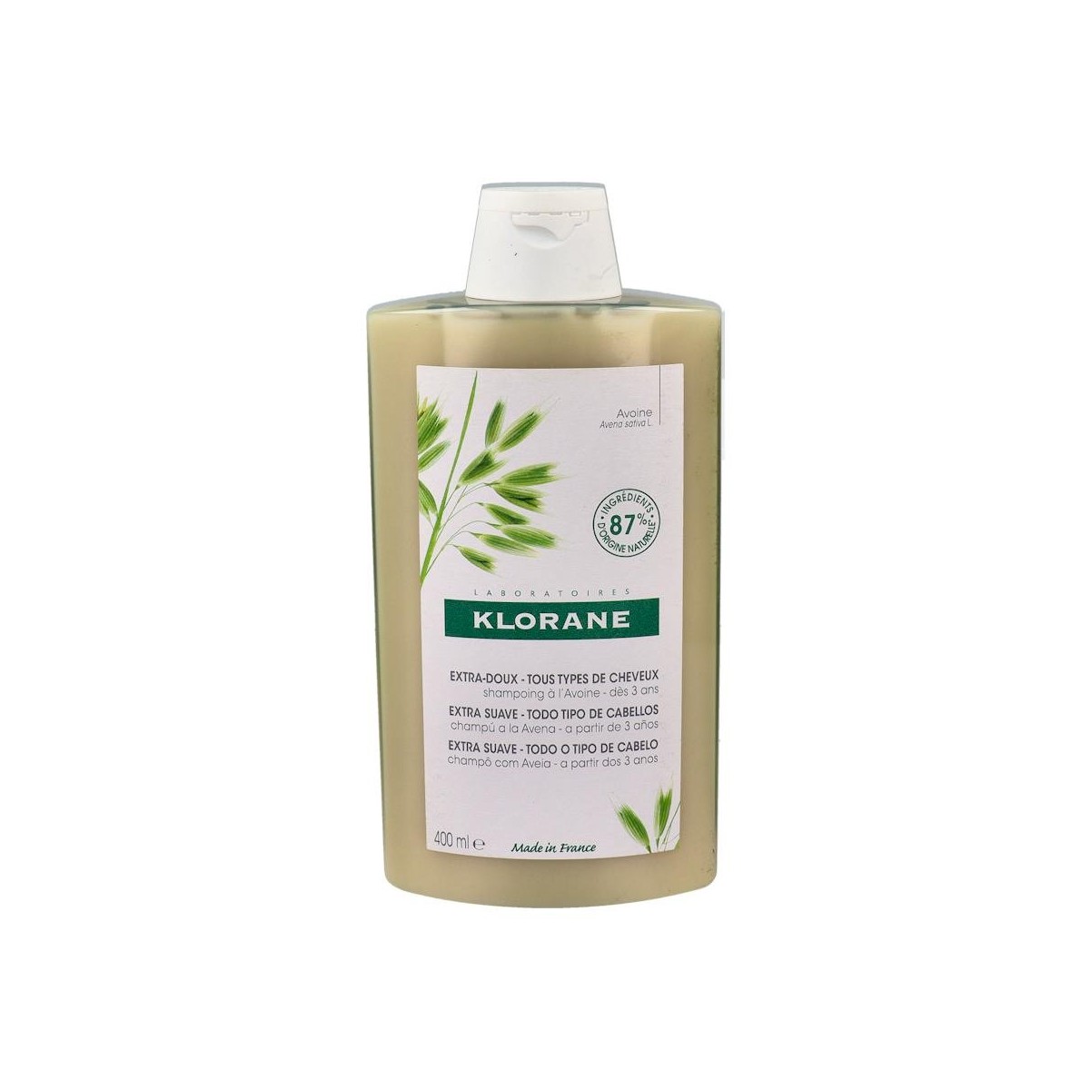 KLORANE CHAMPU AVENA LECHE 400 ML