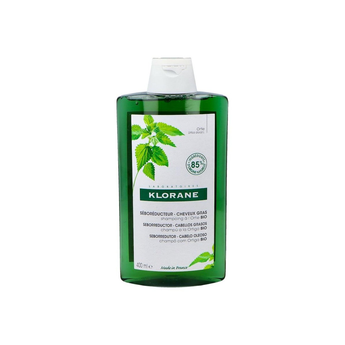 KLORANE CHAMPU ORTIGA BLANCA 400 ML