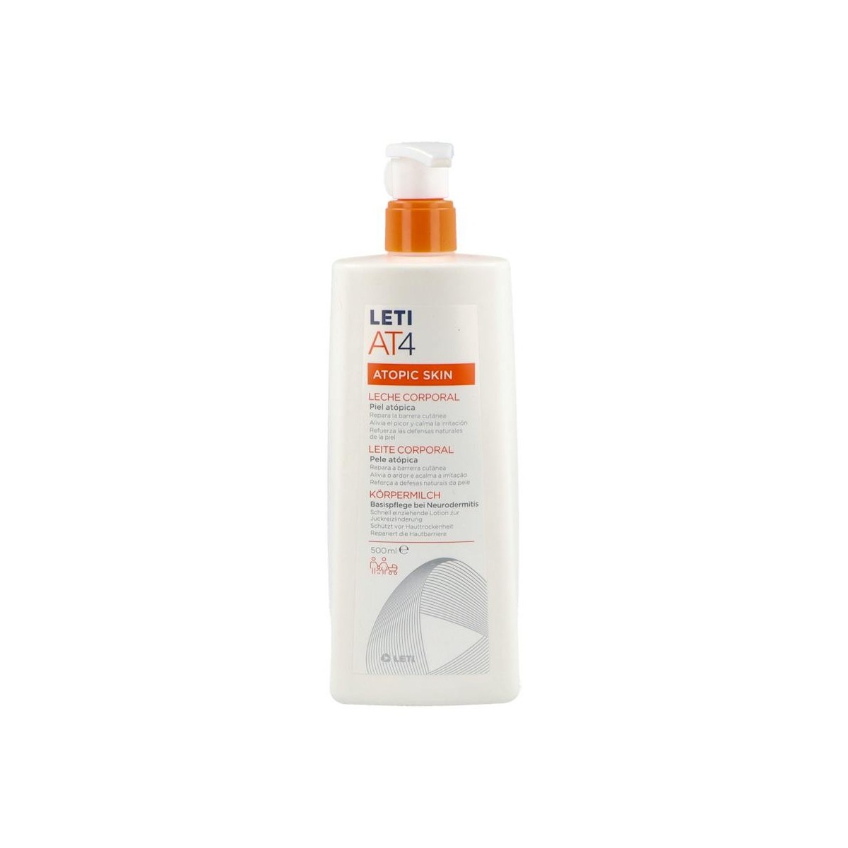 LETI AT4 LECHE CORPORAL 500 ML